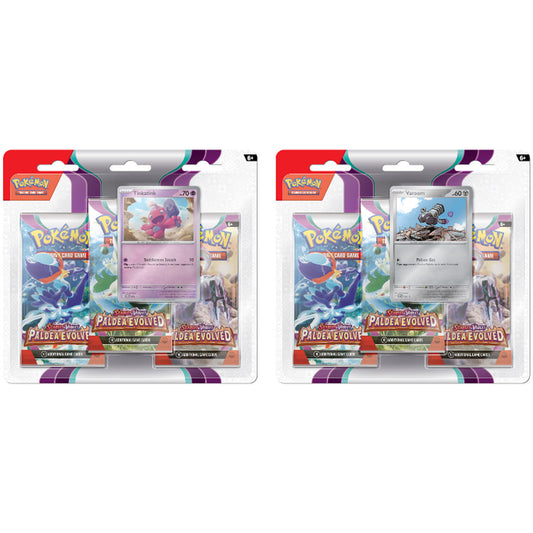 Pokemon TCG: Scarlet & Violet - Paldea Evolved Three-Booster Blister