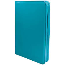 Vivid 12-Pocket Zippered PRO-Binder - teal