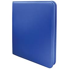 Vivid 12-Pocket Zippered PRO-Binder - Blue
