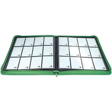 Vivid 12-Pocket Zippered PRO-Binder - Green