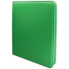 Vivid 12-Pocket Zippered PRO-Binder - Green