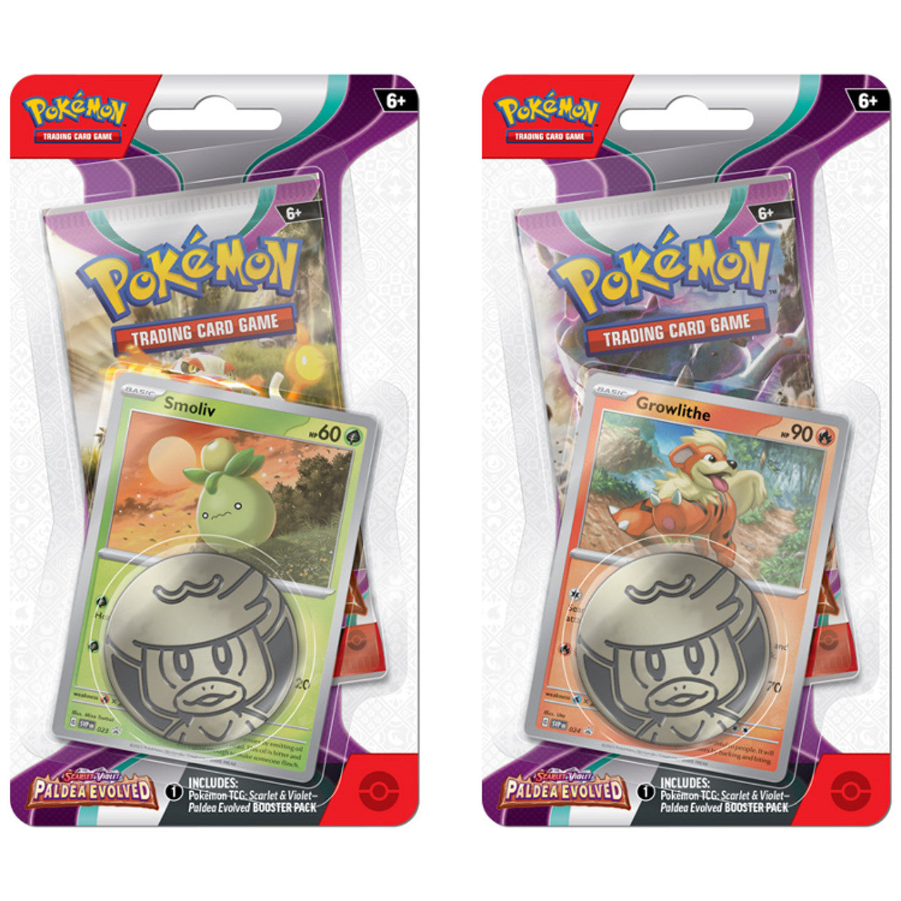 Pokemon TCG: Scarlet & Violet - Paldea Evolved Checklane Blisters