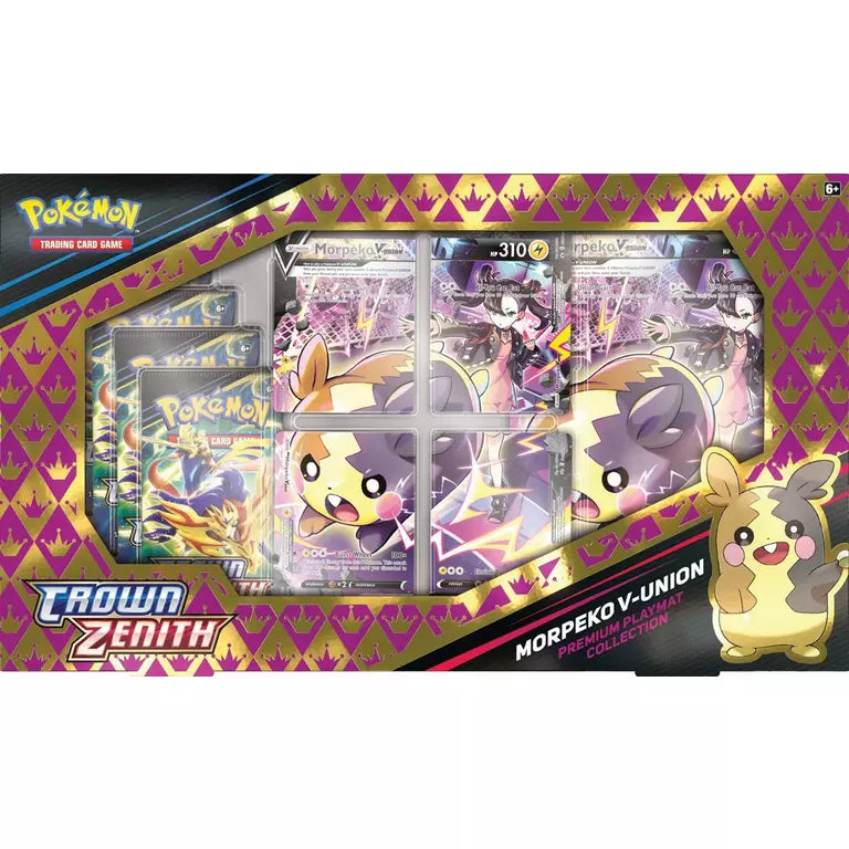 Pokemon TCG: Sword & Shield - Crown Zenith Morpeko V-Union Playmat Premium Collection
