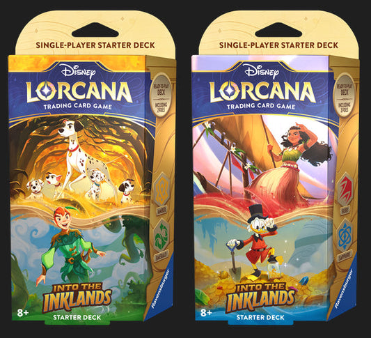 Disney Lorcana TCG: Into the Inklands Starter Deck Peter Pan