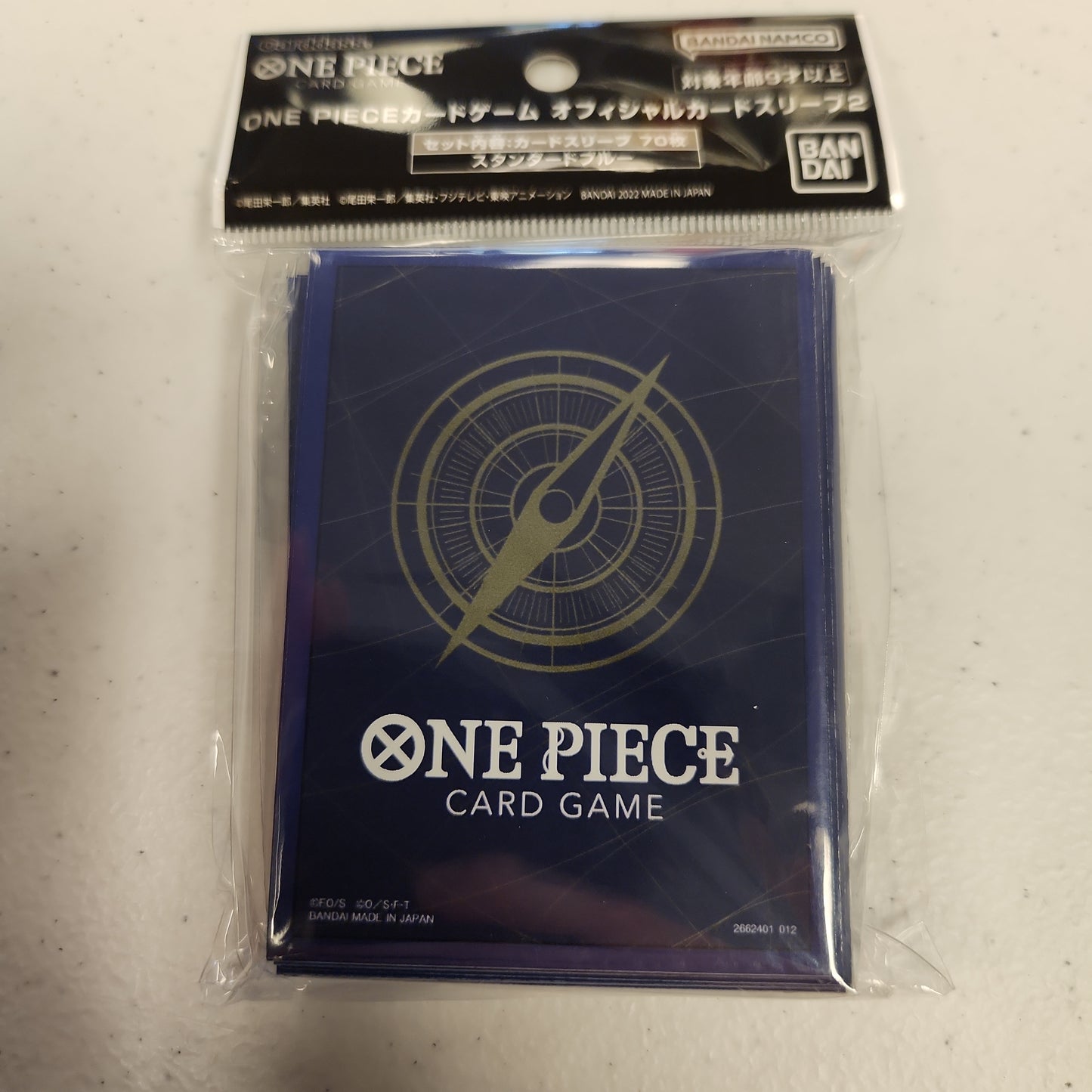 One piece sleeves set 2 blue logo