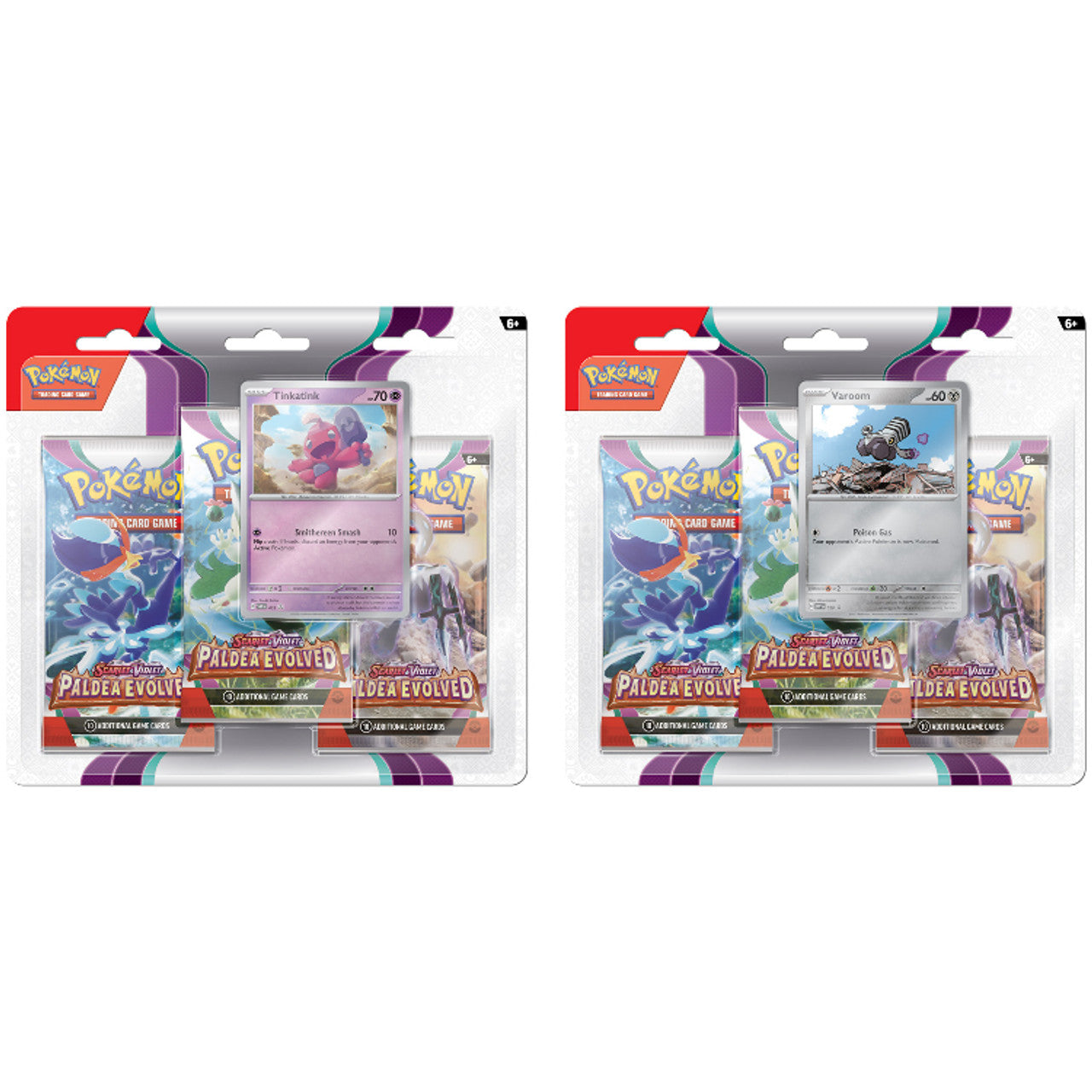 Pokemon TCG: Scarlet & Violet - Paldea Evolved Three-Booster Blister