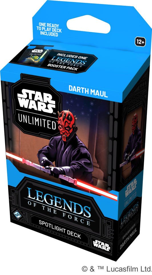 Star Wars: Unlimited - Legends of the Force Spotlight Deck -- DARTH MAUL