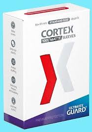 UGD CORTEX MATTE RED DECK PROTECTOR 100CT