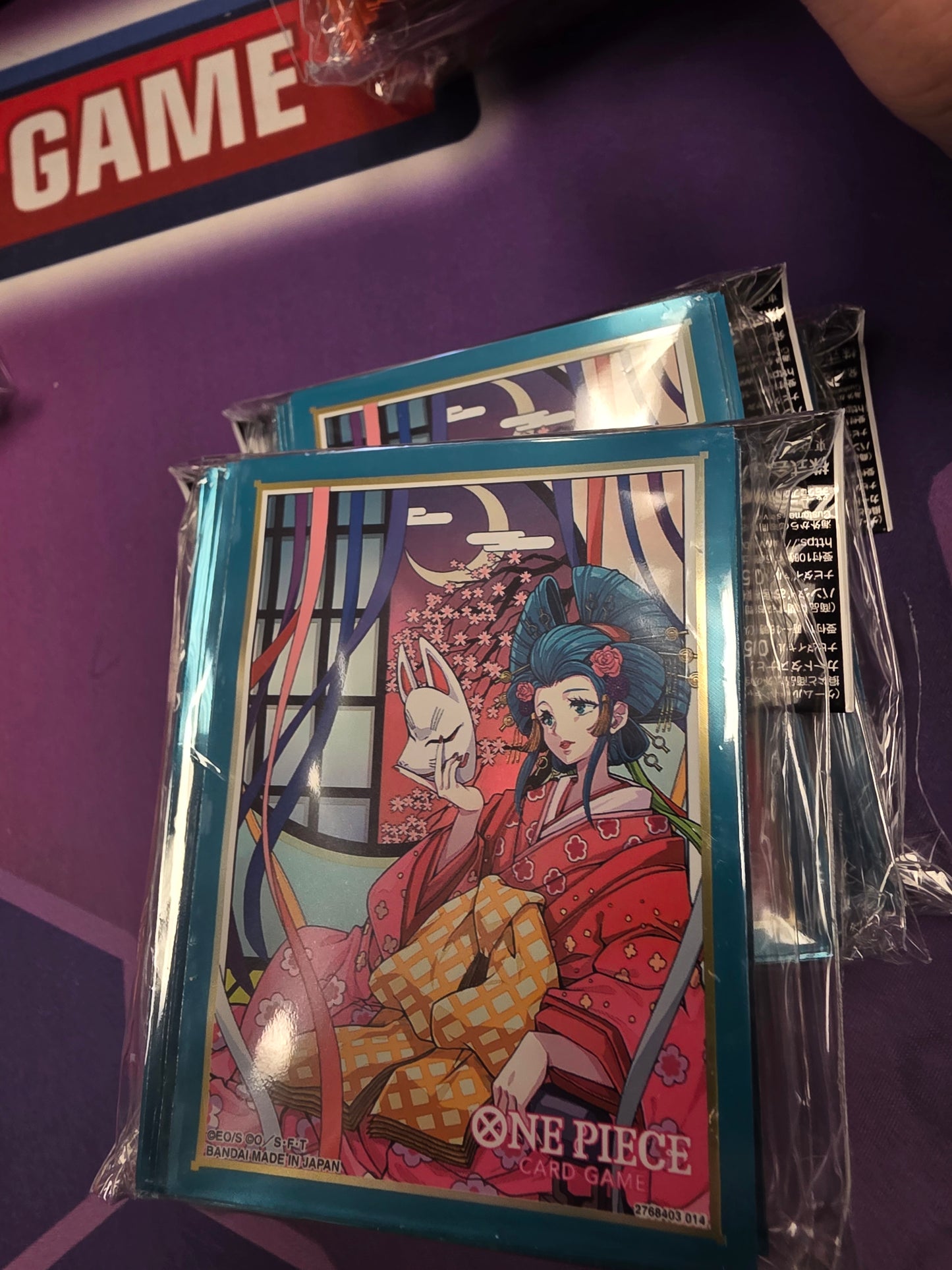 One Piece TCG card sleeves Hiyori
