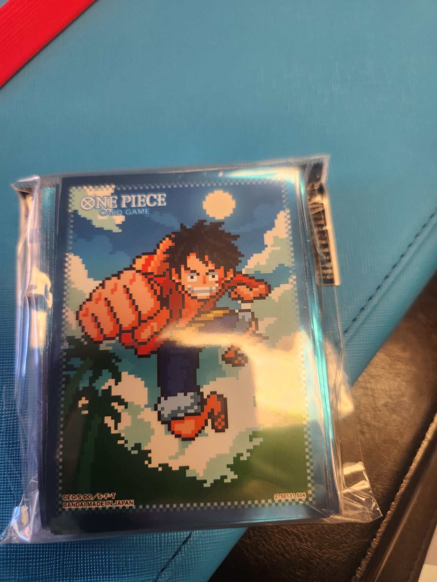 One Piece TCG Sleeve set 8 8-bit luffy