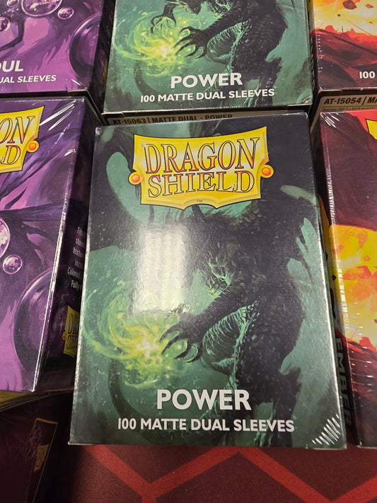 Dragon Shields: (100) Matte Dual - Power