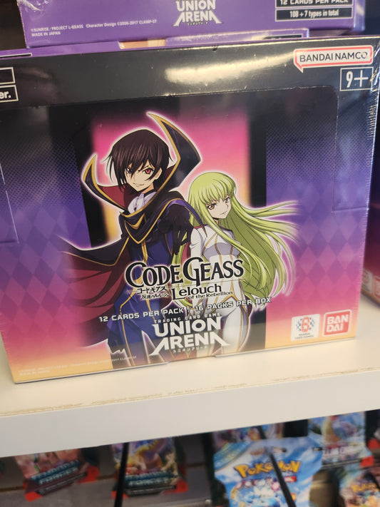 Code geass Union Arena Booster Display.