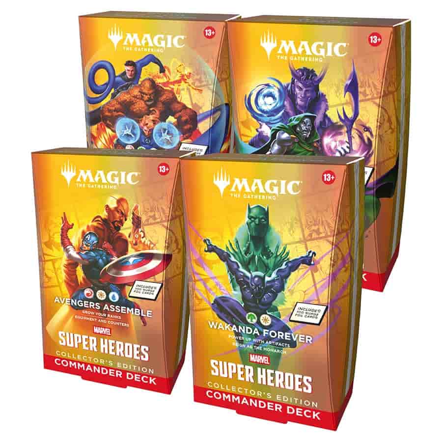MAGIC THE GATHERING: MSH MARVEL SUPER HEROES COLLECTOR COMMANDER DECK