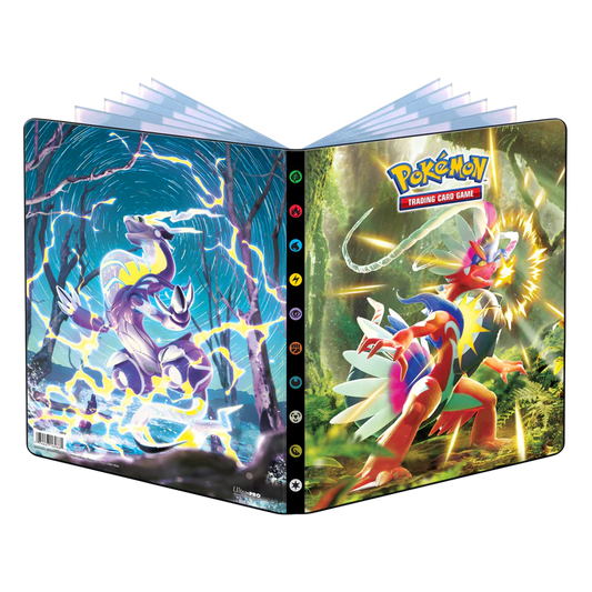 Scarlet and Violet Koraidon and Miraidon 9-Pocket Portfolio for Pokemon
