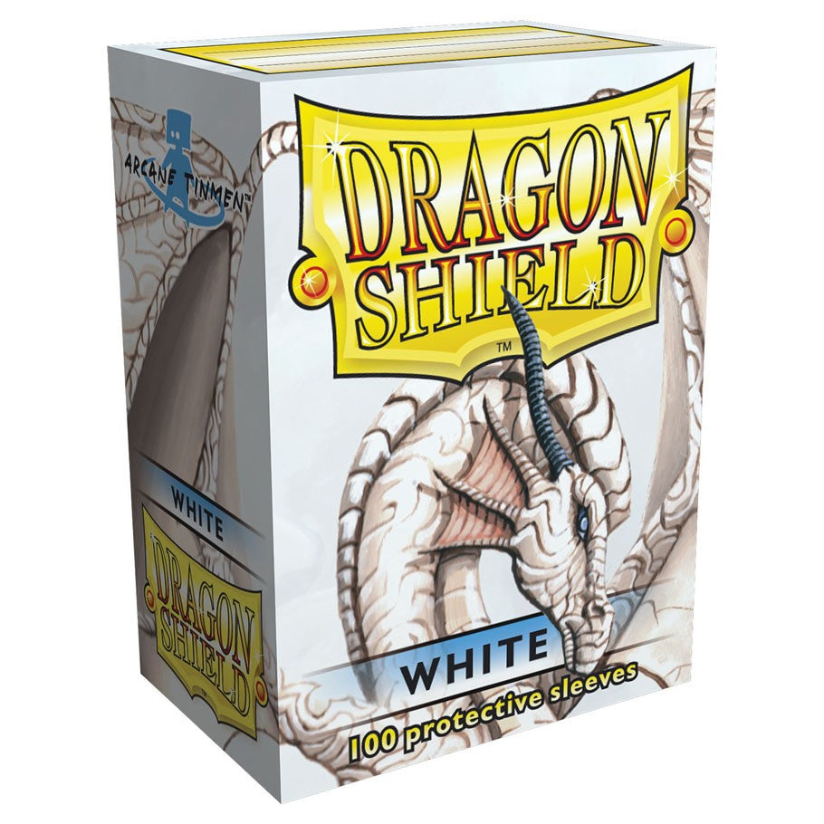 Arcane Tinmen Dragon Shields: (100) White