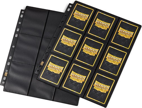 Arcane Tinmen Dragon Shield: (50) 18-Pocket Binder Pages Clear Sideloader Non Glare