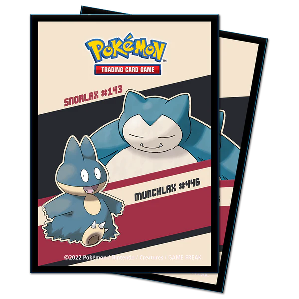 Snorlax and Munchlax Card Sleeves