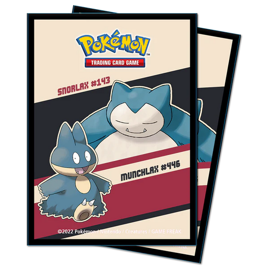 Snorlax and Munchlax Card Sleeves